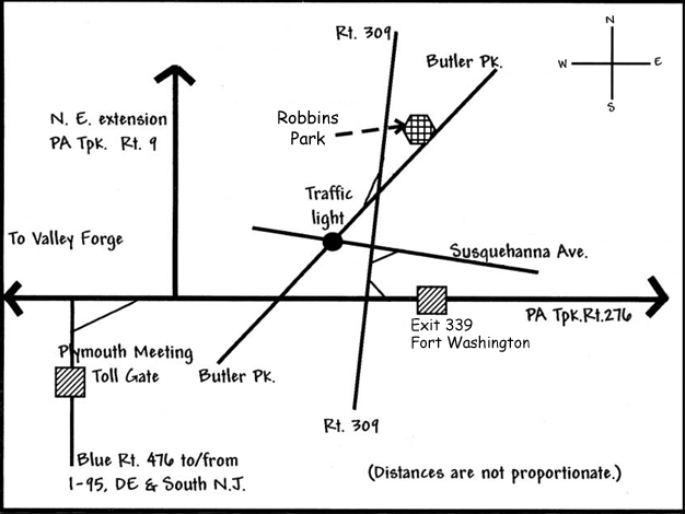 map to Robbins Park